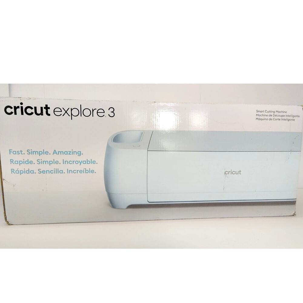 Cricut Explorer 3 Die Cutting Machine NIB Teal Arts & Crafts DIY Bluetooth